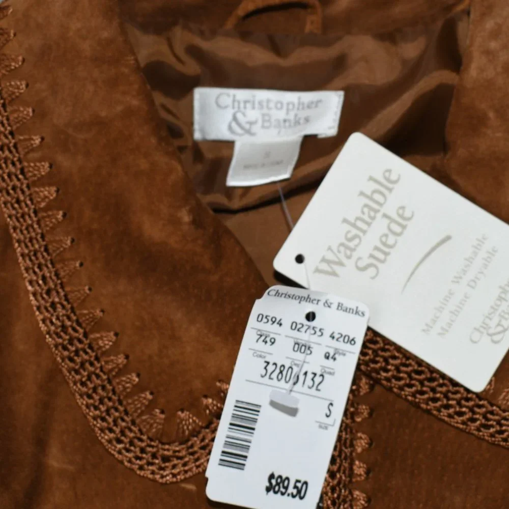 CHRISTOPHER & Banks Suede Jacket - Picture 7 of 7